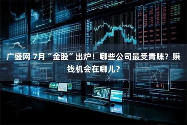 广盛网 7月“金股”出炉！哪些公司最受青睐？赚钱机会在哪儿？
