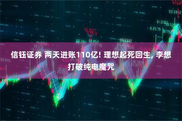 信钰证券 两天进账110亿! 理想起死回生, 李想打破纯电魔咒