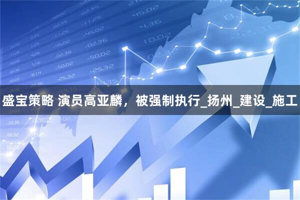 盛宝策略 演员高亚麟，被强制执行_扬州_建设_施工